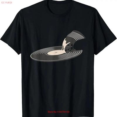Vinyl Record Pizza Slice Collector Music Lover RPM T Shirt Vintage Washed Top For Everyday Wear Designer Clothes Comfortable