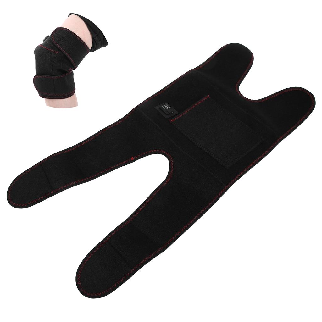 Electric Heating Knee Brace Pain Relief Temperature Adjustable Hot Compress Knee Pad 5V