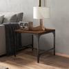 819401 vidaXL Table basse Chêne marron 50x50x35 cm Bois d'ingénierie