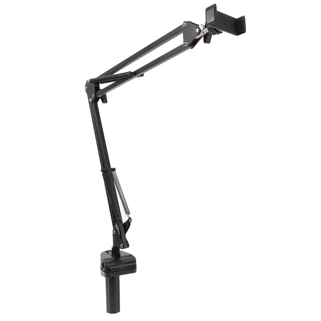 Overhead Video Stand Phone Holder Articulating Arm Phone Mount Supports Smartphones Up To 6.8