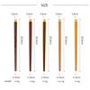 5 Pairs Luxury Natural Wood Chopsticks Reusable Non-slip Wooden Chopsticks Set Multi Color Eco-Friendly Healthy Chinese Chop Sticks