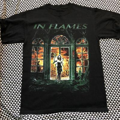 T-shirt Vintage 2008 IN FLAMES Whoracle Coton Noir Hommes Toutes Tailles T-shirt Unisexe