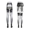 2 Sizes 100% Nylon Super Long Stockings Ladies Foot Shaped Thigh High Back Seam Stockings Night Club Sexy Garter Belt  Hosiery