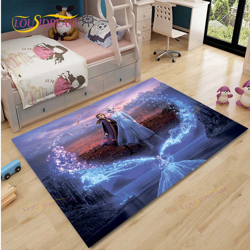 Anime Frozen Carpet Kids Carpets Living Room Tea Table Mats Bedroom Rug Washable Floor Mats Household Area Mat Dinosaur Rug