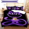 3-delige Poppy Playtime patroon beddengoedset dekbedovertrekset bevat dekbedovertrek & kussenslopen, perfecte decoratie voor de slaapkamer voor alle seizoenen & cadeau