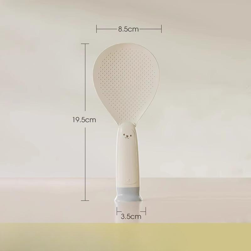 Saugfuß Reislöffel Küche Lebensmittelqualität Reis Schöpfkelle Haushalt Stehend Hochtemperaturbeständig Reislöffel