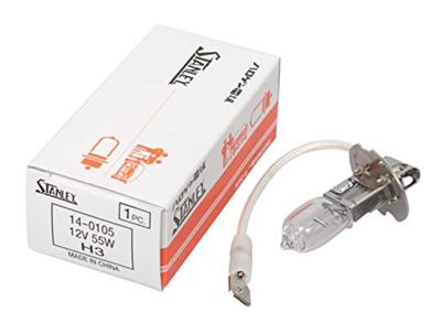 Stanley Electric Halogen 12V (STANLEY) Bulb, 55W, H3, 14-0105