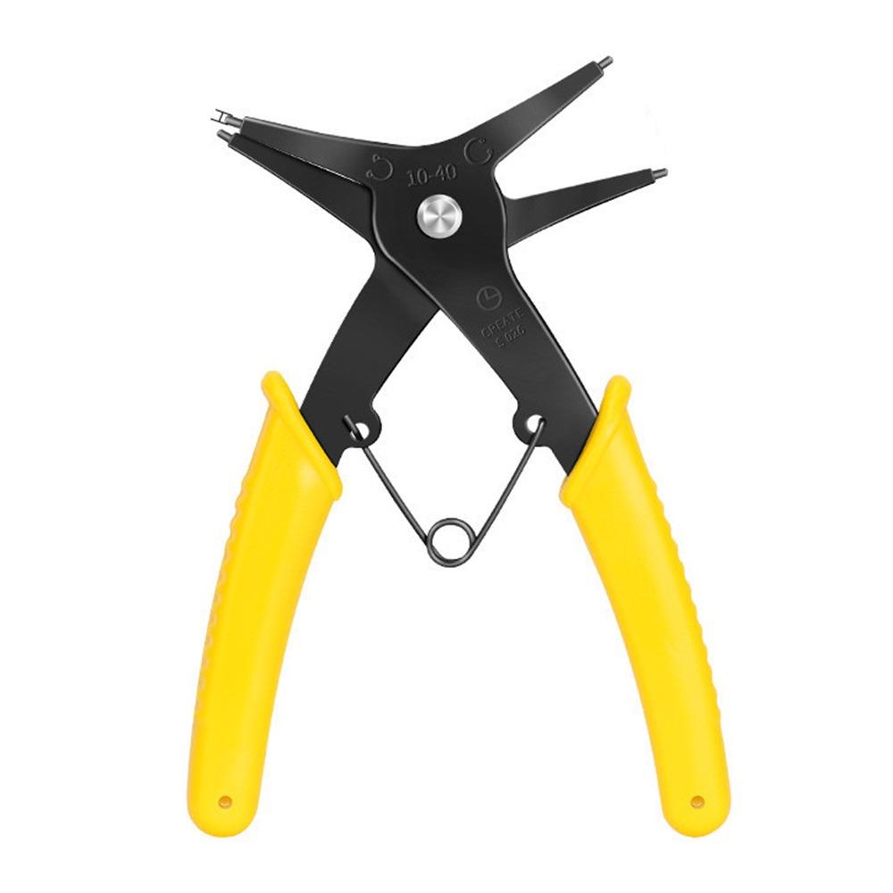

Internal and External Dual-purpose Flat Head Spring Pliers Multi-purpose Card Retaining Pincer