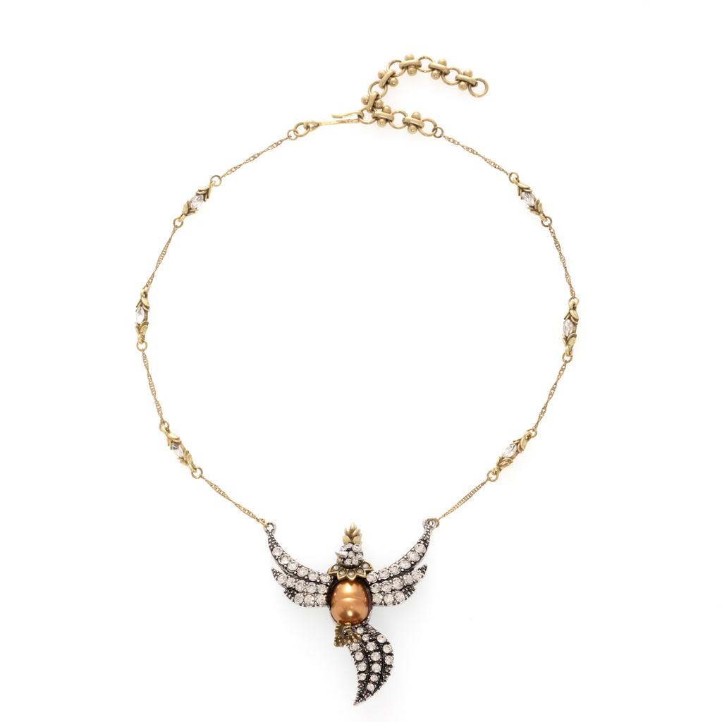 Retro Engels-Halskette Damen Winter Licht Luxus Nischendesign High-End Adler Liebe Schlüsselbeinkette Für Freundin Geschenk