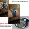 New Design Curved Rubber CTS Watch Strap 20mm 22mm Quick Release Original Butterfly Buckle Watch Bands For FKM Strap Cut To Size