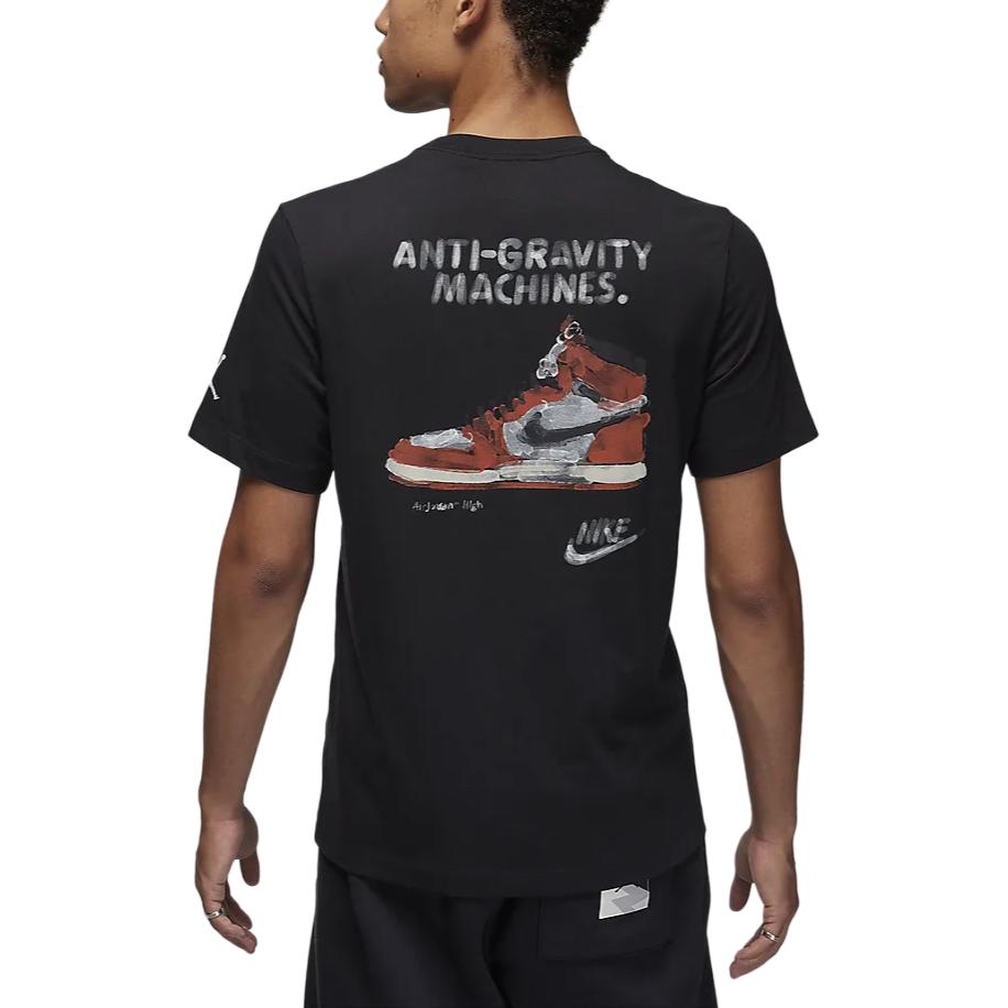 New Jordan T Shirts Men's Black FD7030-010