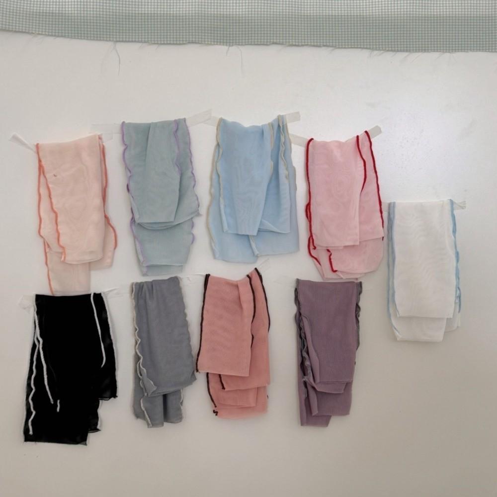 New Thin Mesh Ice Silk Leg Warmers Lyocell Breathable Stepping Leg Cover Sun Protection Retro Print Foot Cover Women Use