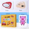 Non-Toxic 32Pcs Toddler Card Match Game Cognitive Truck Fruit Animal Life Set Puzzle Children Cognitive Early Educational Puzzle Toys