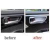 For Toyota Highlander 2020-2022 Matte Silver Inner Door Bowl Sticker Trim 4pcs
