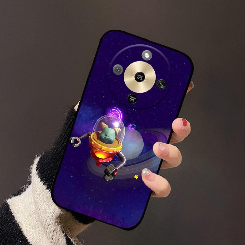 Für Honor X9D X70 Magic8 Lite Hülle Mode Niedlicher Astronaut Silikon Weiche TPU Rückseite Für Honor Magic 8 Lite Stoßfest Fundas