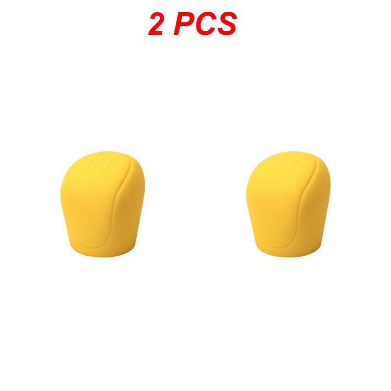 2/3PCS Brake Handle Cover Premium Portable Knob Cover Silicone Car Gear Head Cover Knob