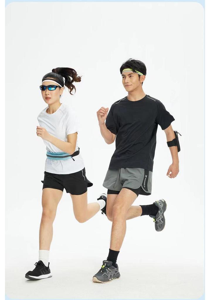 2024 Men's Quick-Dry Round Neck Sports T-Shirt - Short Sleeve Fitness & Running Top