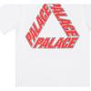 Palace P-3 Outline T-Shirt White Unisex Tops P26TS196