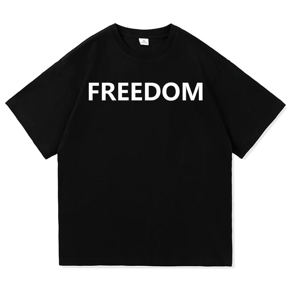 Support Kostenloser Druck T-Shirt Mode Männer/Frauen Harajuku Ästhetik Buchstaben Print T-Shirt Hohe Qualität Lässig Mode Alles