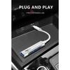 New Type-C Turn USB Adapter Multi Port Distributor Hub Car Accessories For Ford Fiesta Mondeo Focus Fusion Escape Shelby Edge Kuga