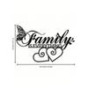 Metal Family Wall Decor Sign Home Sweet Quote Elegant Living Room Bedroom Hanging Art