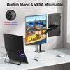 UPERFECT Delta Max 18.5-inch Dual Screen Portable Monitor, 1920*1080 IPS Screen, 100Hz Refresh Rate, 100% sRGB, Built-in Speaker, Driver Free