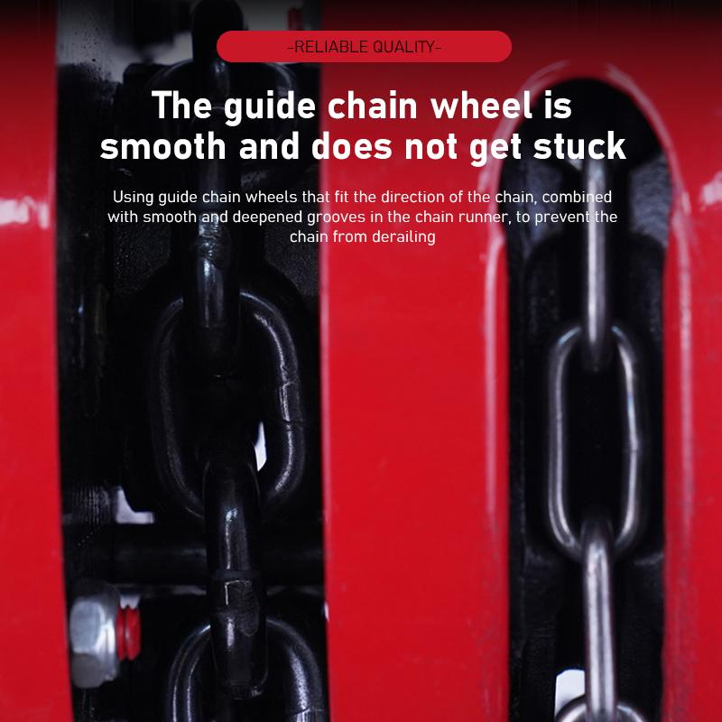 Manual Chain Hoist Mini Portable Round Hoist Steel Domestic Industrial Lifting 1T 2T 3T Lifting Chain Crane Hoist Accessories