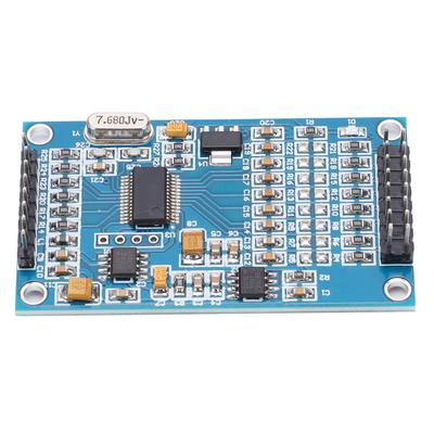 24 Bit 8 Kanal ADC Modul Datenerfassungskarte Hohe Genauigkeit 30ksps Datenausgaberate ADS1256