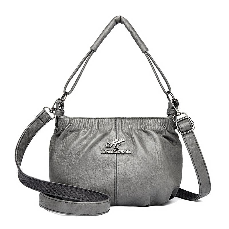 Women's Handbag Mother Bag Large Capacity Crossbody Shoulder Bag Soft Leather Mobile Phone Bag