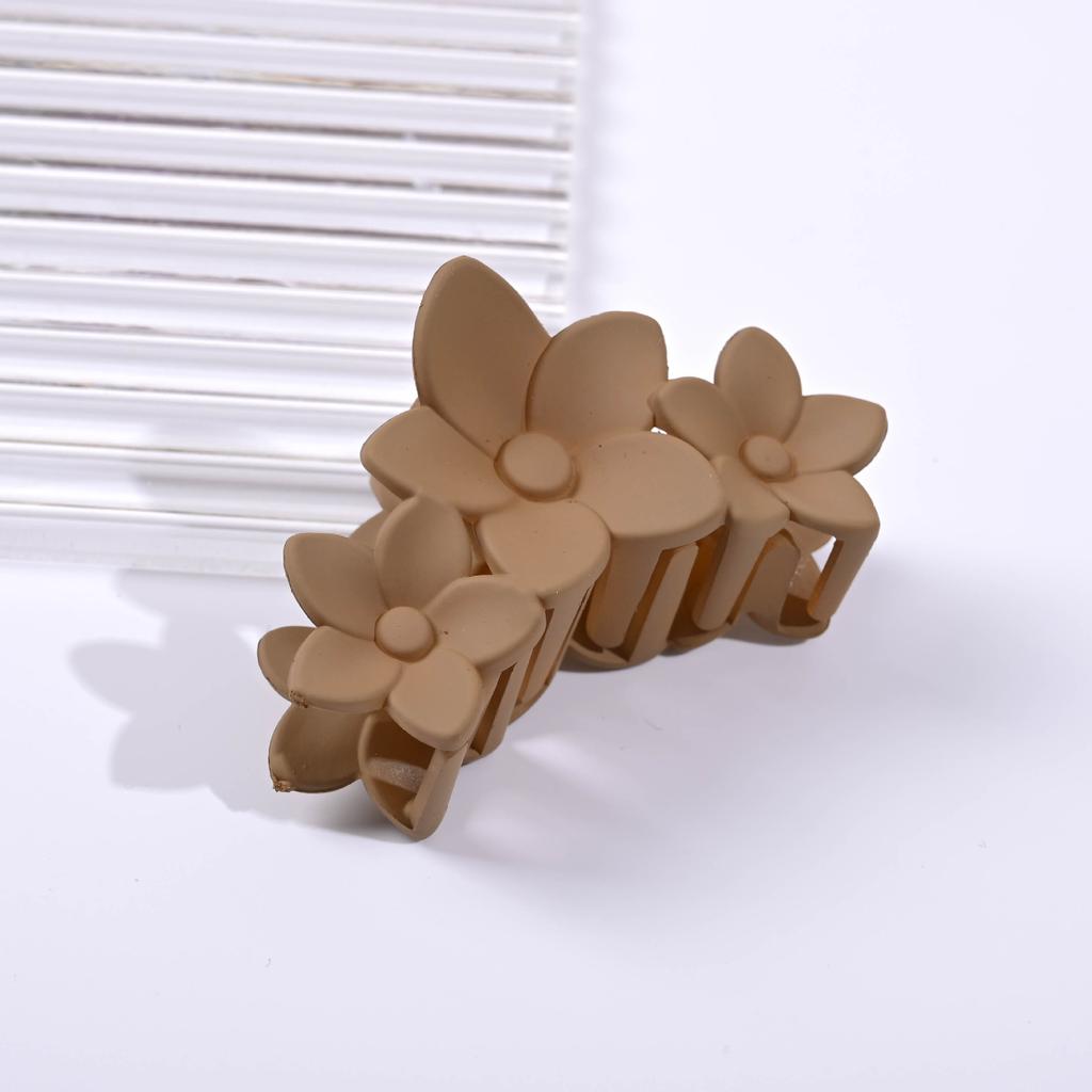 Dámský stylový vícebarevný jednoduchý středně velký květinový skřipec, vhodný pro každodenní nošení, módní vlasový doplněk jako dárek