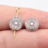 Geometric Small-Hole Spacer Beads Mini Antique Bronze Zinc Alloy Jewelry Making Fix Bead Position Style Bead Spacers