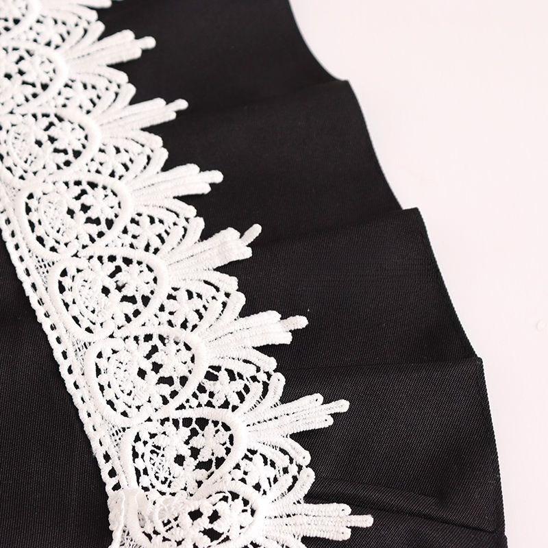 Fashion Princess Short Lace Apron Breathable Waterproof Maid Summer Foreign Style Workwear Beauty Shop Household Cleaning Tools