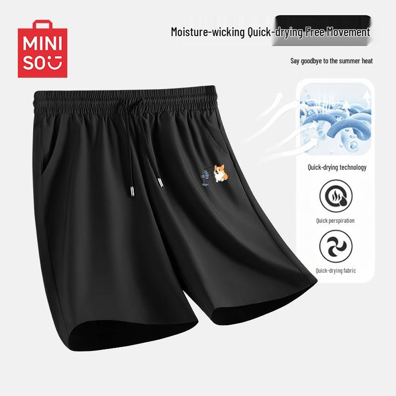 MINISO Men s Quick-Dry Casual Sports Shorts M