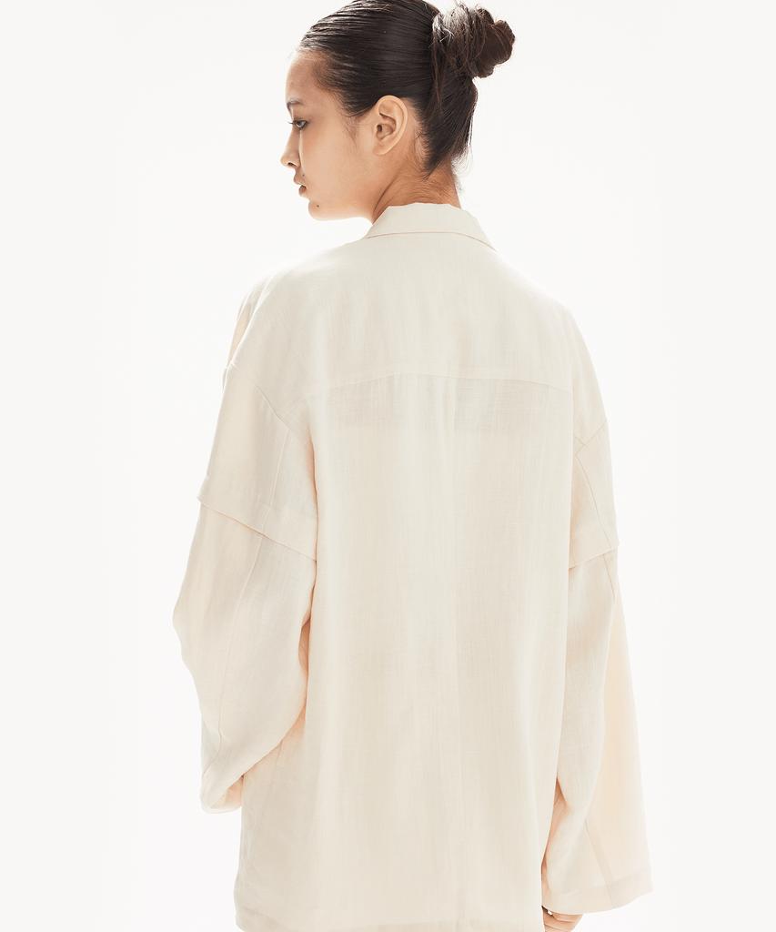 LEINJI Linen Two-Way Jacket (Beige)