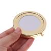 Foldable Vintage Makeup Mirror Mini Square Makeup Vanity Mirror Portable Hand Mirrors Double-Sided Compact Mirror Pocket Cosmetic Mirror