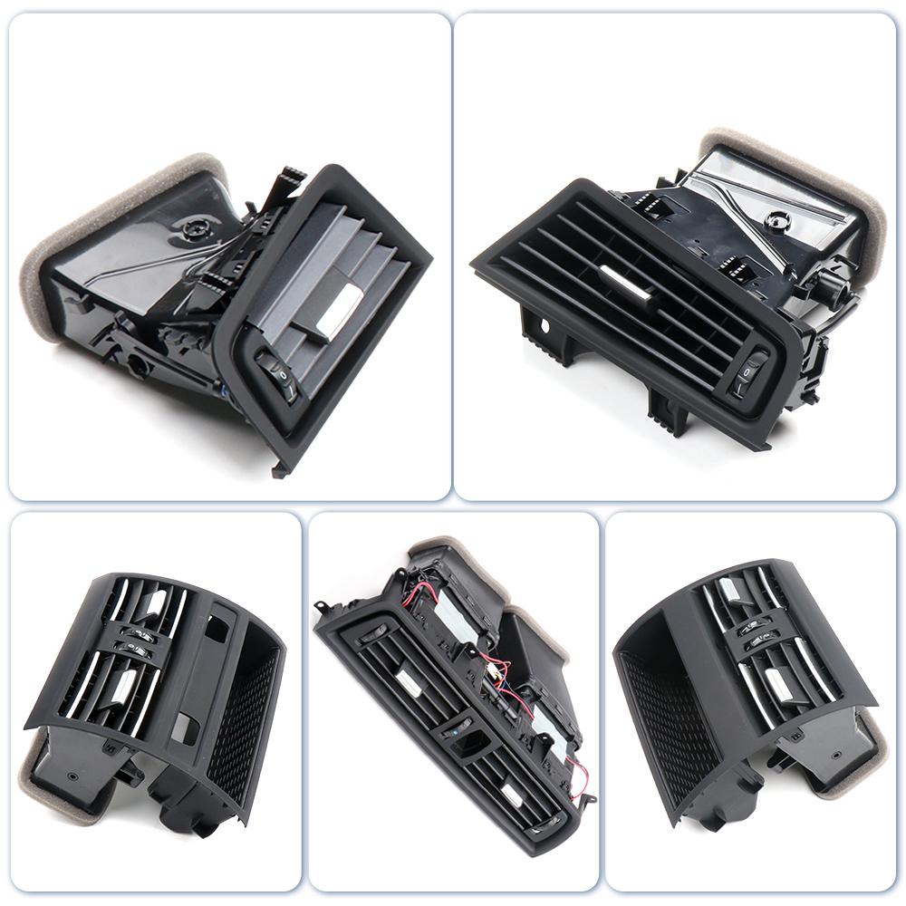 Car Front Rear Air Conditioning Chromed AC Vent Grille Outlet Cover Panel For BMW 5 Series F10 F18 2010-2017