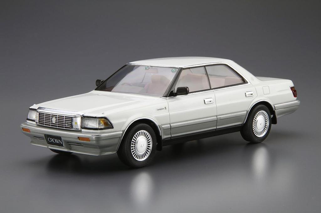 Aoshima Bunka Kyozai Die Modellauto-Serie 87 Toyota UZS131 Crown Royal Limousine G Kunststoffmodellbausatz Co., Ltd. 1/24 Nr.. '89 (Automobil)