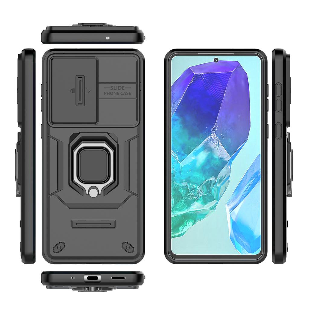 Husă pentru Samsung Galaxy M55 5G/C55 5G/F55 5G Protector de Telefon PC+TPU cu Capac Glisant pentru Cameră