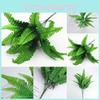 High Quality Fake Persian Grass Plant With Seven Branches For Elegant Home Decoration