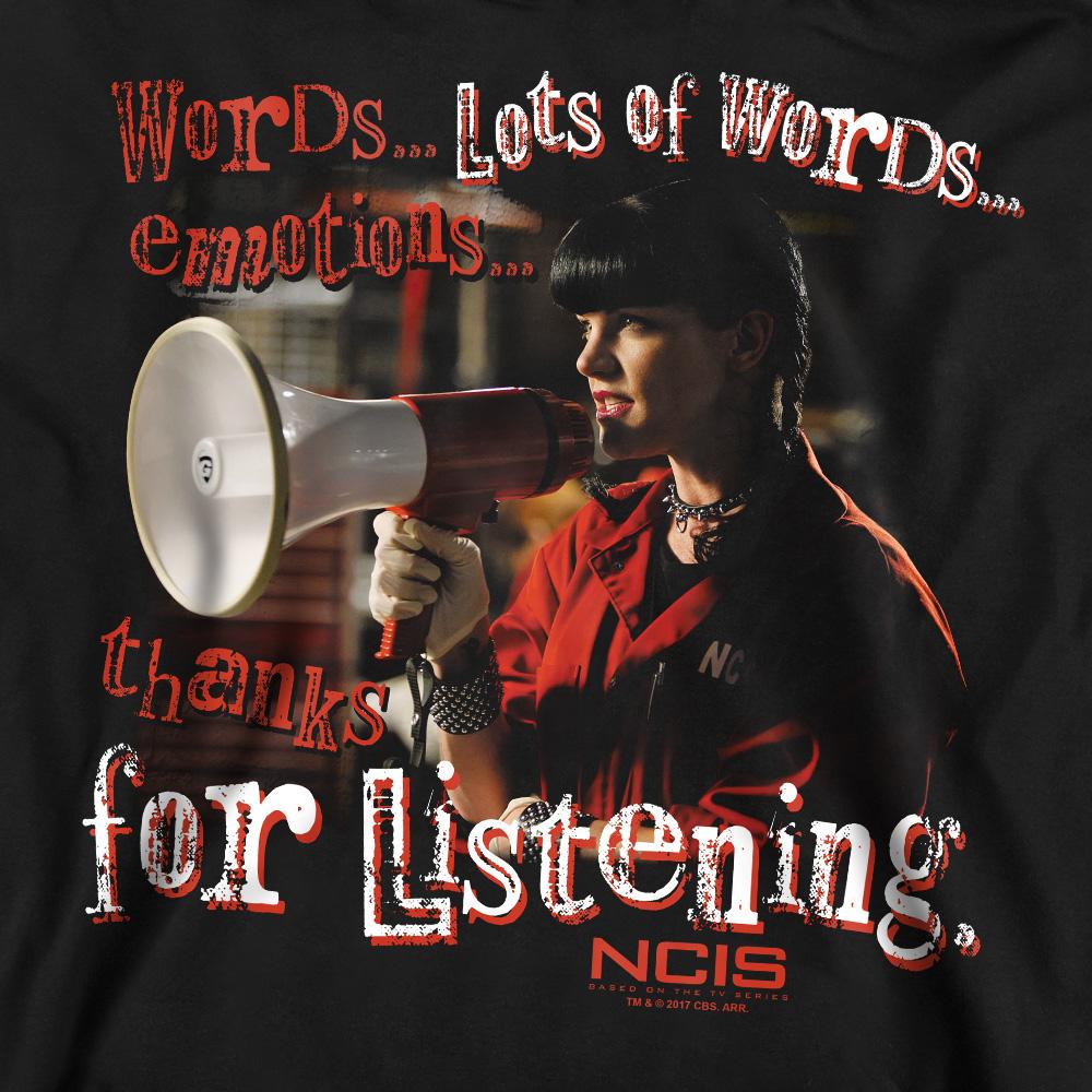 NCIS Unisex Adult Thanks for Listening Sweatshirt