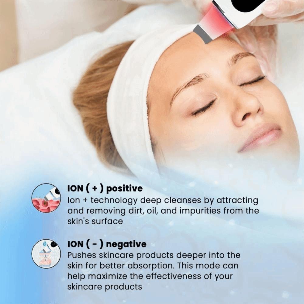 Electric Blackhead Remover Ultrasonic Facial Scraping Machine Pore Extractor  Beauty Equipment