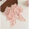 New Red Bowknot Hairpin Fashion Women Hair Clip Fabric Korean Style Long Ribbon Butterfly Hairpin Hair Accessories