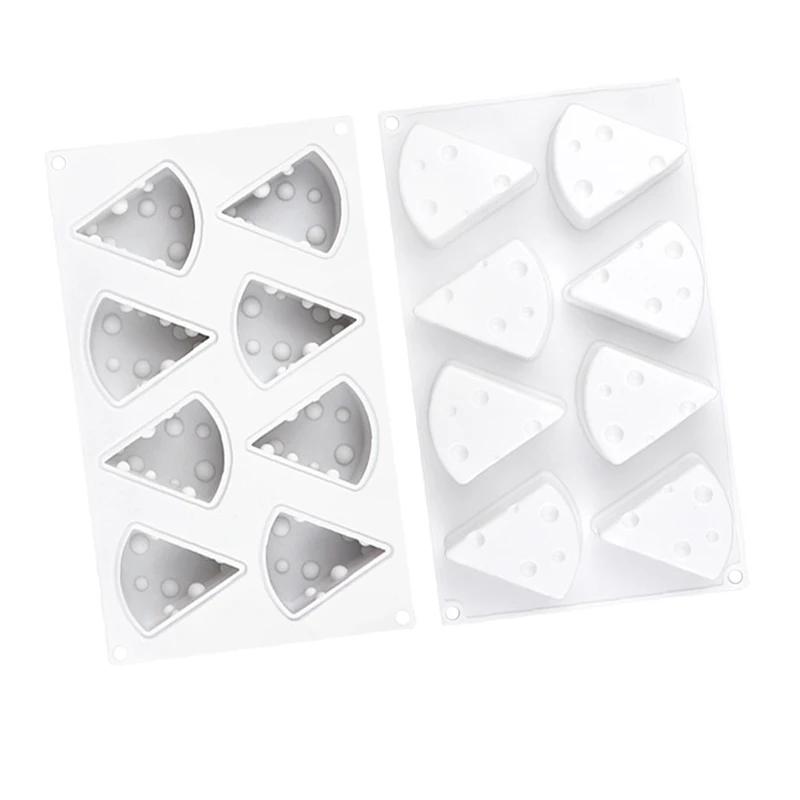 1PC Cheese cake mousse mold Food grade silicone cheese baking mold with high temperature resistance Chocolate gypsum mold