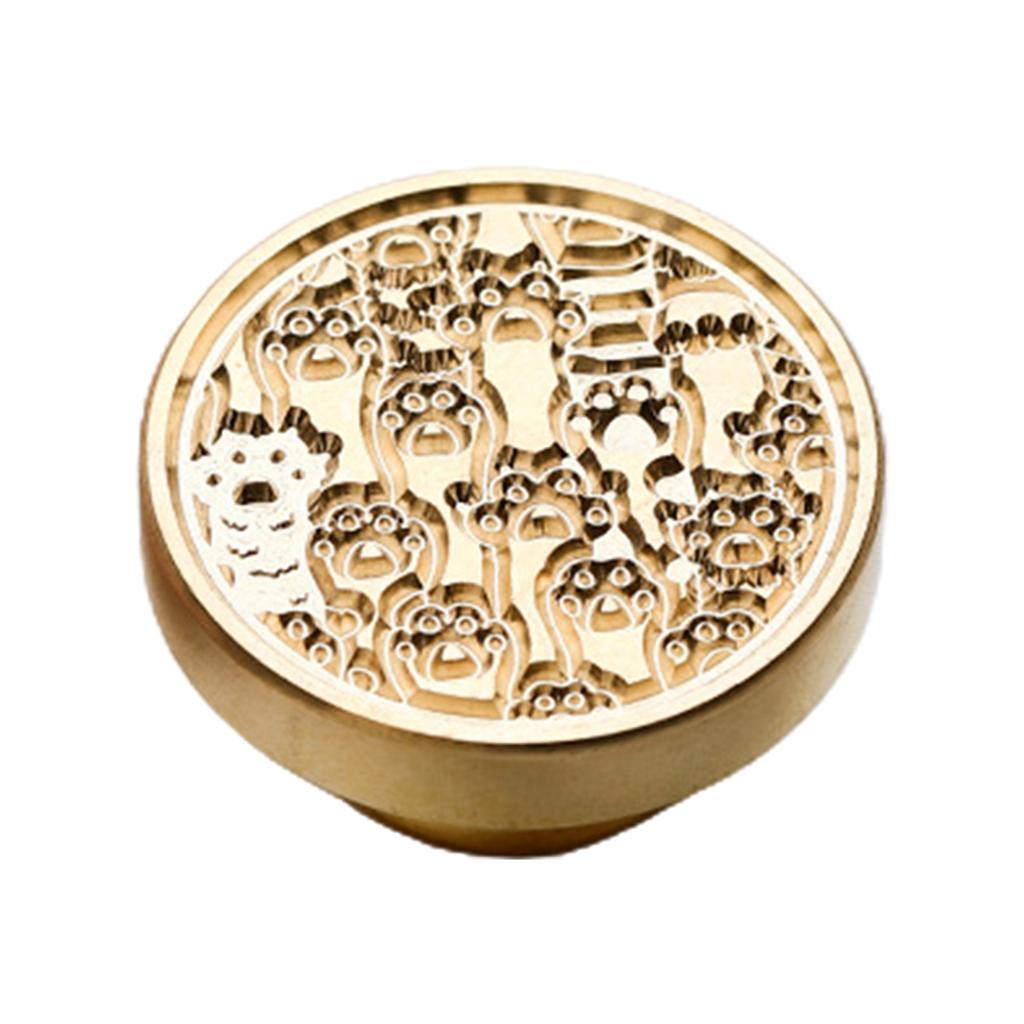 Wax Seal Stamp Head for Cards Envelopes Invitations Gift Packaging- Brass Head Gift Wrapping, Post Card Letter