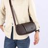Japanese Men's Soft Leather Solid Color Crossbody Phone Bag - Simple Shoulder Bag for Everyday Use