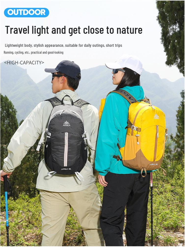Leichter wasserdichter Wanderrucksack für Damen und Herren - Ideal für Bergsteigen, Klettern und Radfahren