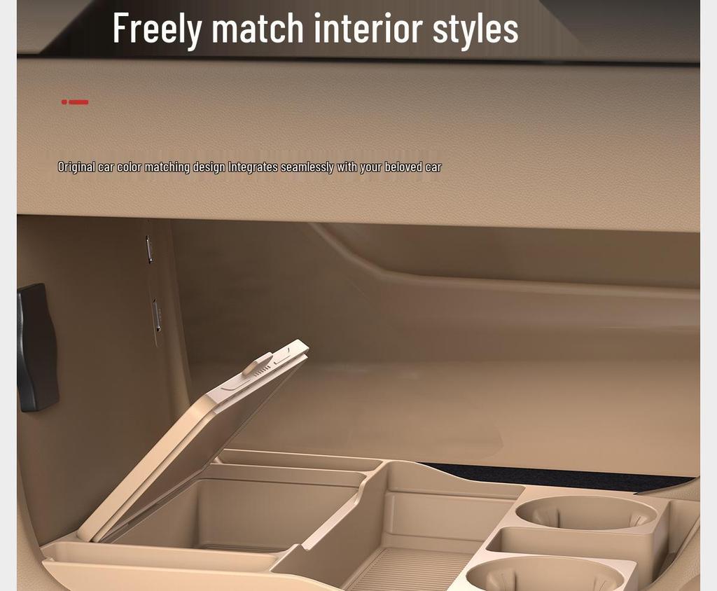 Chery Fengyun T11 Console Storage Organizer: Silicone Box for Car Accessories.