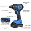20v Cordless Brushless Impact Screwdriver 1/4-inch Hex Chuck 2800rpm Power Screwdriver With S2 Ph2 Dual-head Driver