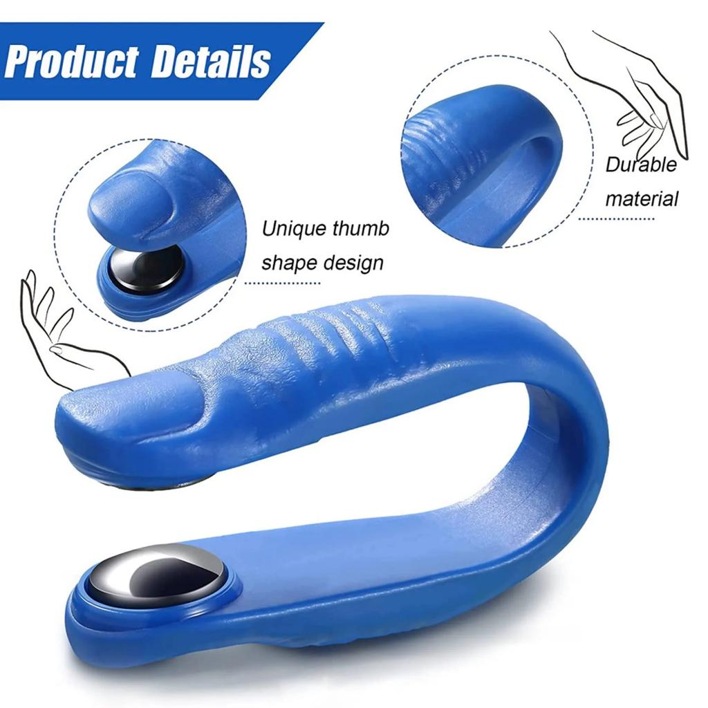 Tiger Point Thumb Massage Clip Acupressure Meridian Massager for Pain Relief and Relaxation