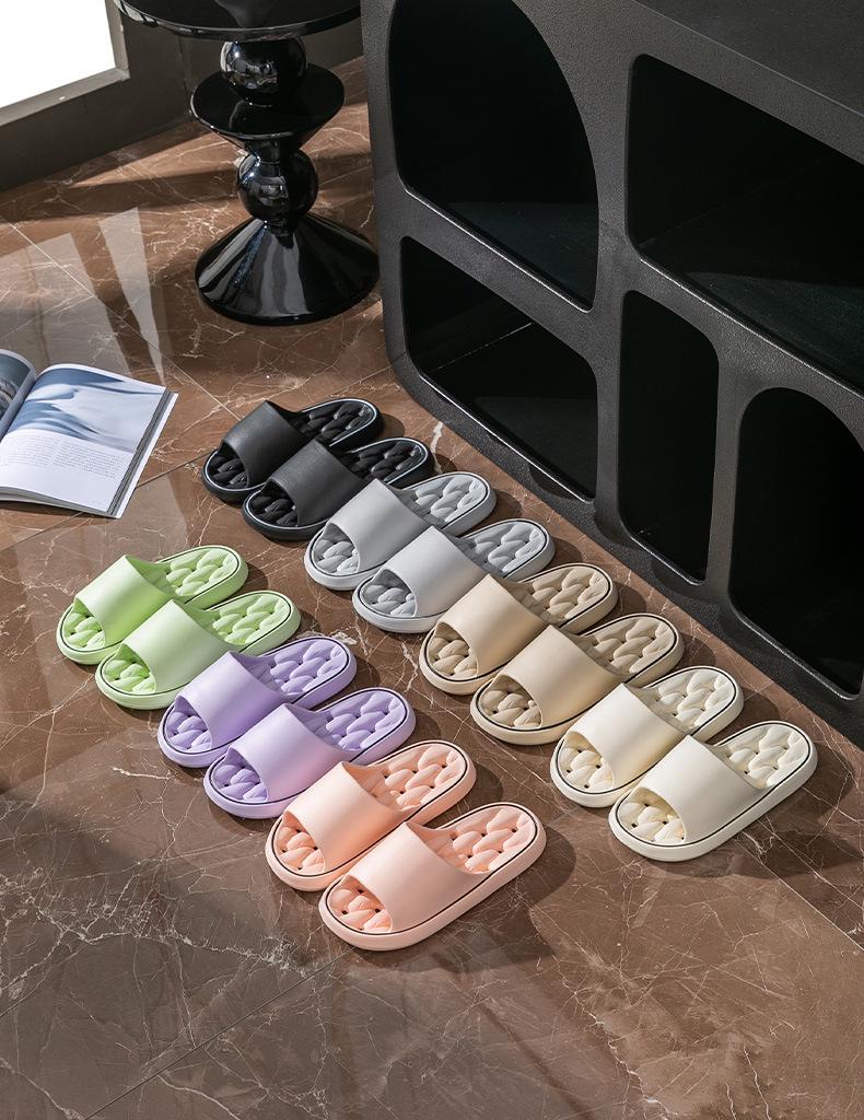 Women's Quick-Dry Anti-Slip Indoor Bathroom Slippers - Step-On Sensation, Breathable Summer Design